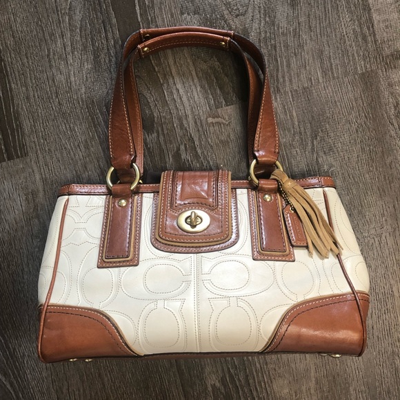 Pristine Coach Leather Satchel - Picture 1 of 7